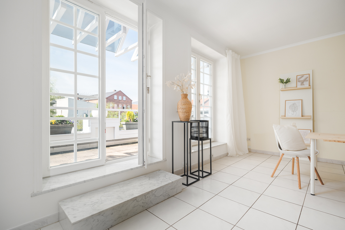 Blick auf Dachterrasse - Foto von Immobilienfotografie Nord